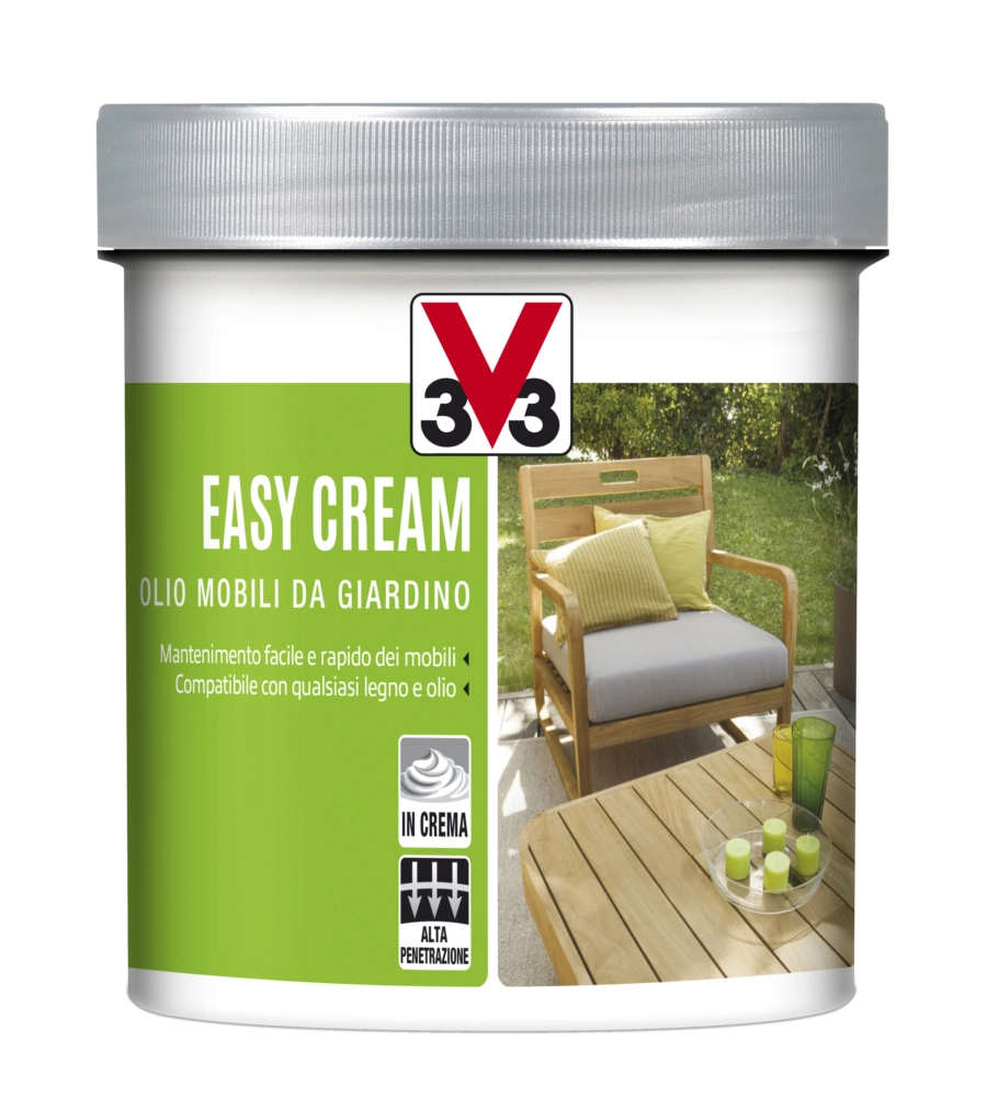 Easy cream - olio mobili da giardino - teck - 0,5 litri